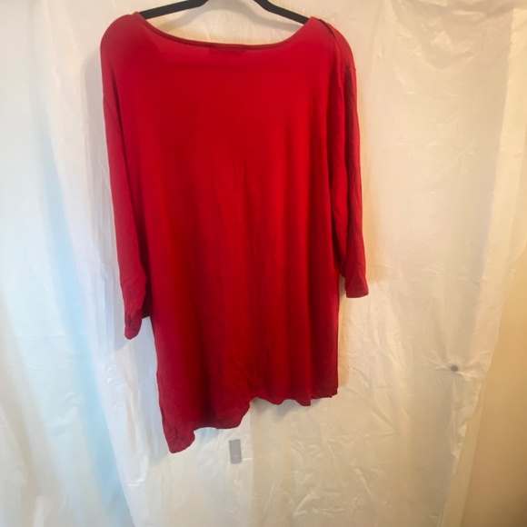 Love & Legend Red Top, Size 4x - Picture 2 of 2